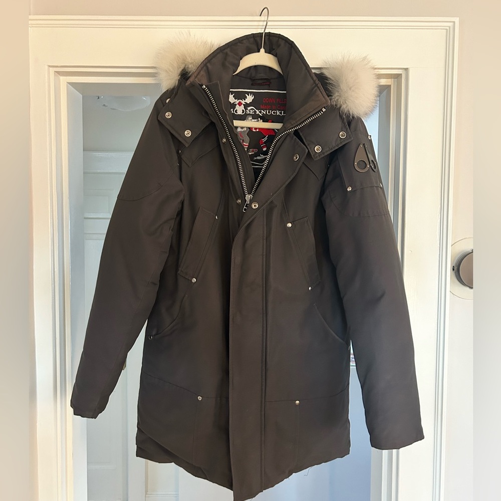 Authentic Moose Knuckles Original Stirling Parka made in Canada